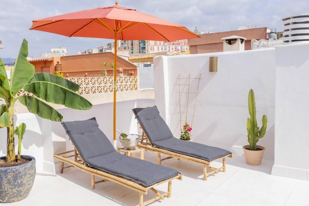 Downtown Flat With 46 Sqm Private Rooftop Terrace Малага Екстер'єр фото